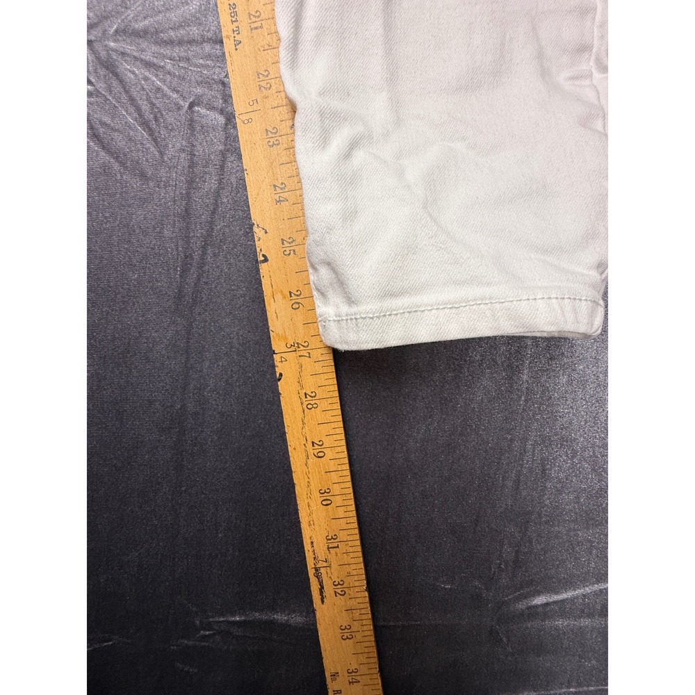 Ava & Viv Women's White Mid Rise Skinny Jeans Size 20 Stretch Plus Size Denim - Picture 7 of 11